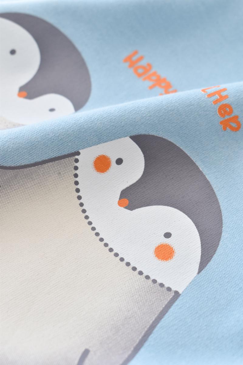 Hello Penguins Organic Blanket image 6